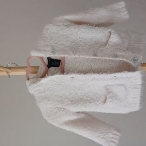 CYNTHIA ROWLEY cardigan fleece 18 - 24 months